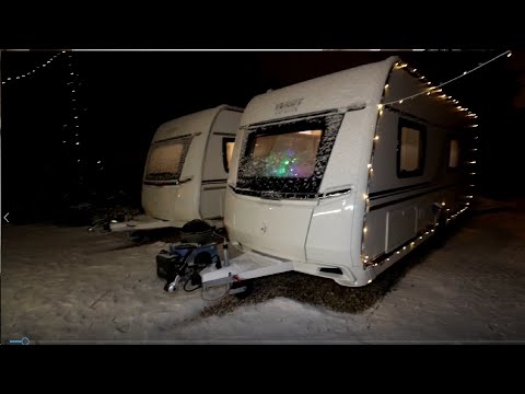 Видео: Зимний детальный обзор самого оснащенного Fendt Caravan модели Bianco Activ 515 SGD 2024