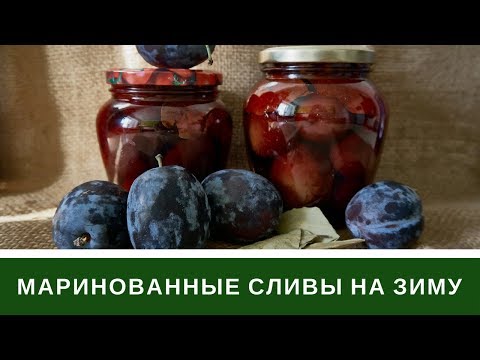 Видео: Маринованные Сливы На Зиму: Мой Супер Рецепт