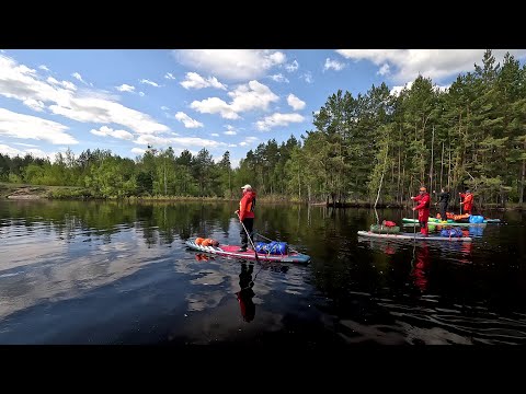 Видео: SUP поход по Пре 9-11 мая 2024