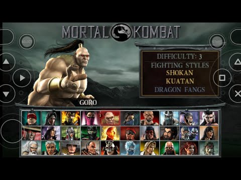 Видео: Mortal Kombat unchained прохождение за Горо