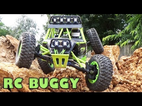 Видео: RC Багги WLtoys 12428 Машинка на радиоуправлении из Китая Полноприводная  Unboxing RC car