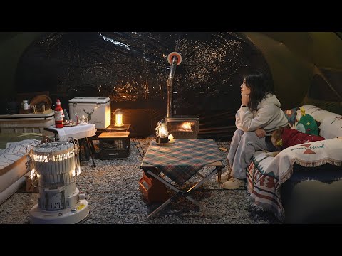 Видео: Опыт одиночного кемпинга с уютной палаткой в лесу, как в отеле / Расслабляющий ASMR, Влог о кемпинге