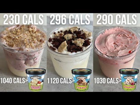 Видео: Пинты протеинового мороженого менее 300 калорий | Ben & Jerry's Copycat