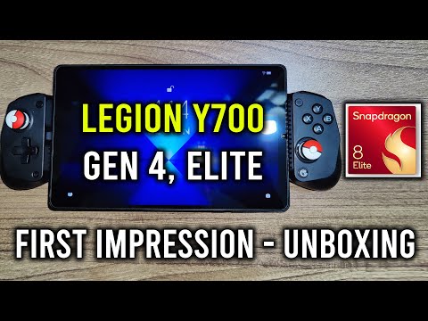 Видео: LEGION Y700 GEN 4: первое впечатление и распаковка против Redmagic Astra Legion Y700 Gen 2