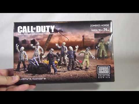 Видео: Zombie horde ("Call of duty" Mega bloks) / Зомби!!!