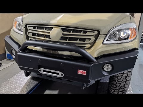 Видео: Ставим передний силовой бампер РИФ на Sollers ST6: обзор и установка