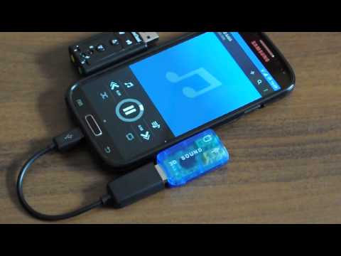 Видео: OTG подключаем USB звуковую карту к Samsung Galaxy S4 с поддержкой OTG!