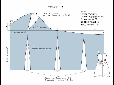 Видео: ПОСТРОЕНИЕ БАЗЫ ОСНОВЫ ЛИФА ДЛЯ САРАФАНА (ВЫКРОЙКА)