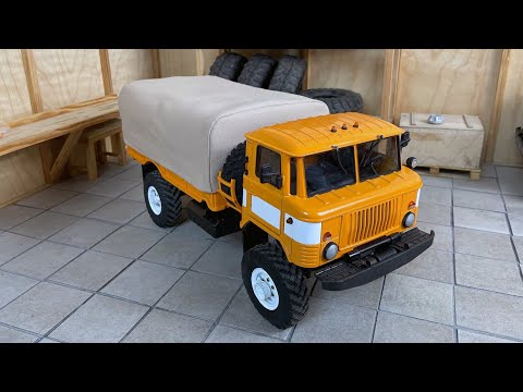 Видео: ✅ Копийная Шишига. ГАЗ-66 на базе WPL B24. Топ сборка WPL.