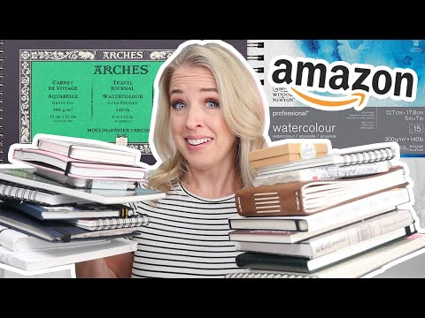 Видео: 500 долларов+!! Я купил ВСЕ хлопковые акварельные журналы на Amazon