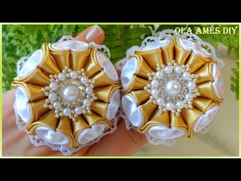 Видео: ❤️️Их Хочется Съесть ❤️️ КРАСИВЫЕ Цветы-Зефирки ЛЕГКО😍 DIY Ribbon Flowers/Flores de fit/ Ola ameS