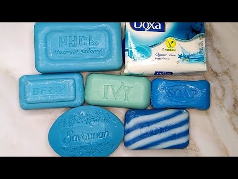 Видео: Asmr cutting dry soap,🩵💙🩵 резка сухого мыла