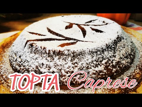 Видео: Торта Капрезе с бадемово брашно (без глутен) Рецепта родена от грешка през 1920 г на о Капри.