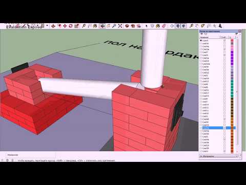 Видео: Как Увести Кирпичную Трубу и  Сложить Боров. Совет Печника.
