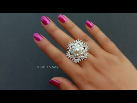 Видео: Как сделать кольцо в домашних условиях//Перстень с жемчугом//Ювелирное дело// Полезно и просто
