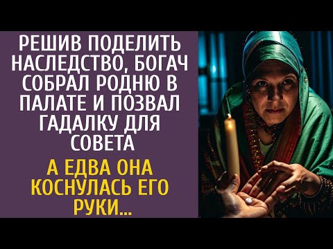 Видео: Решив поделить наследство, богач собрал родню в палате и позвал гадалку для совета… А коснувшись его