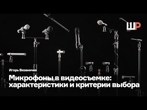 Видео: Микрофоны в видеосъемке | Характеристики и критерии выбора | Игорь Вязаничев