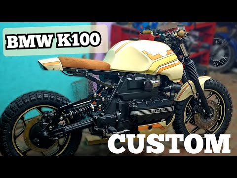 Видео: Наша версия BMW k100 CUSTOM готова.