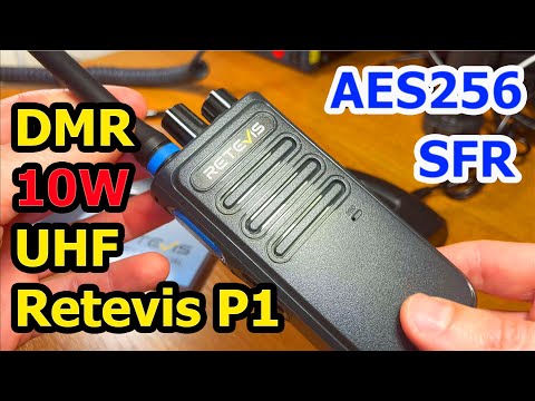 Видео: Цифровая DMR  радиостанция Retevis P1 обзор и разбор