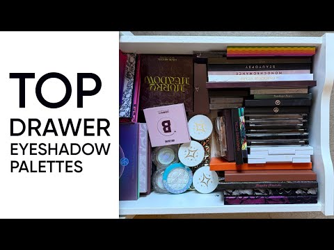 Видео: Палитры теней для век Top Drawer | Тени для век, которые я использую чаще всего