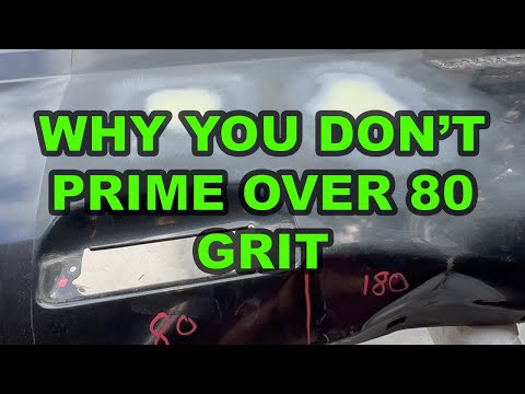 Видео: Можно ли грунтовать поверх зернистости 80? Почему стоит зашпаклевать царапины!