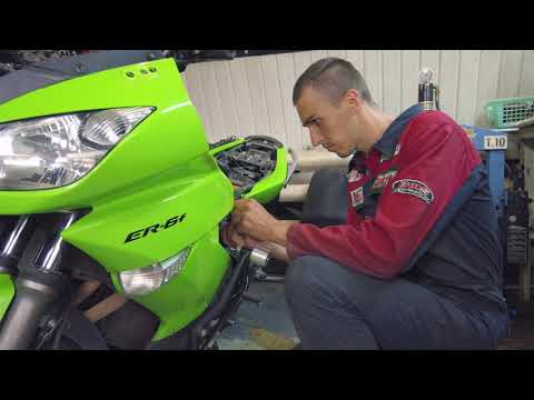 Видео: Почему не заводится? Куда пропала компрессия? Kawasaki ER6