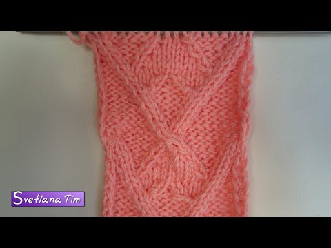 Видео: Узор ФАНТАЗИЙНЫЕ ТРЕУГОЛЬНИКИ - узоры с геометрическим рисунком. Вязание спицами / knitting № 311