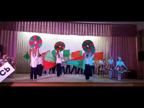 Видео: Флаг-шоу. Смотр - конкурс "Сэрцам адданыя роднай зямлі"  "Белая Русь"