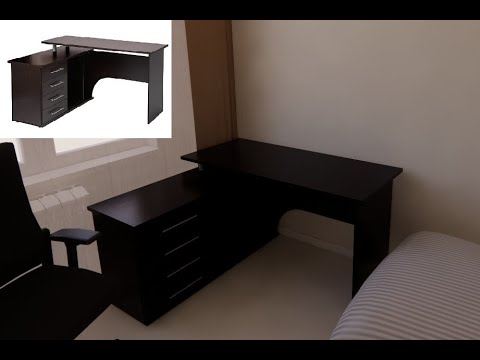 Видео: Sketchup. Создание компьютерного стола