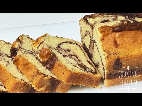 Видео: Рецепт мраморного масляного торта | Мягкий, влажный ванильно-шоколадный мраморный торт