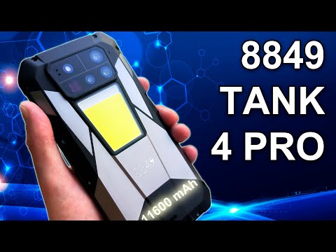 Видео: 8849 TANK 4 PRO - Защищенный смартфон с проектором, камерой ночного видения и АКБ 11600 мАч.