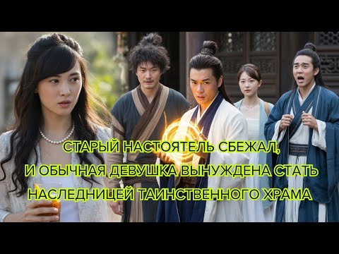 Видео: Старый настоятель сбежал, и обычная девушка вынуждена стать наследницей таинственного храма #драма
