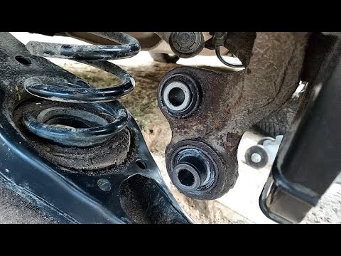 Видео: #21. Kia ceed fl 2010. Замена сайлентблоков цапфы заднего колеса.