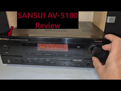 Видео: Обзор усилителя ресивера Sansui AV 5100