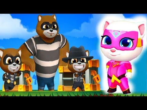 Видео: ГОВОРЯЩИЙ ТОМ ПОГОНЯ ГЕРОЕВ #2 Talking Tom Hero Dash  Открыли новую Анджелу  мультик