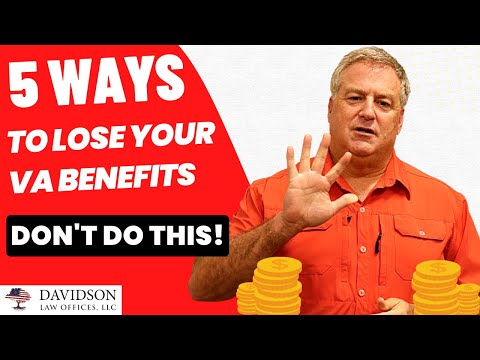 Видео: 5 способов лишиться пособия по делам ветеранов | НЕ ДЕЛАЙТЕ ЭТОГО!