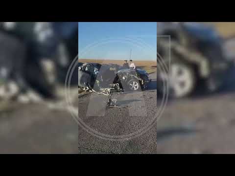 Видео: Торғай-Арқалық тас жолында екі көлік соқтығысып бірден 4 адам көз жұмды