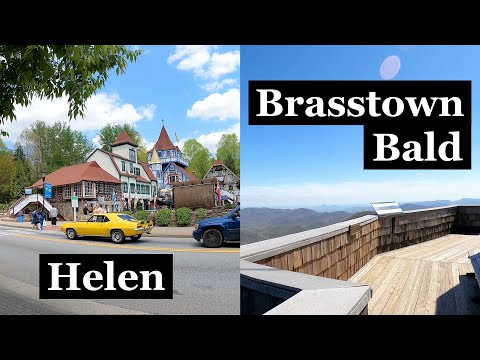 Видео: Хелен - город в баварском стиле | Брасстаун Болд | Много походов