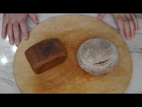 Видео: Ржаной заварной хлеб на закваске.