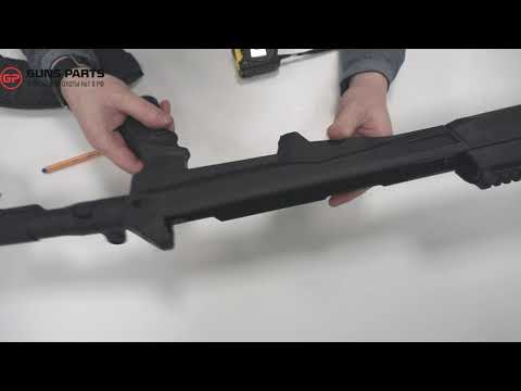 Видео: Ложе с рукояткой и прикладом UAS для СКС, чёрный, FAB Defense