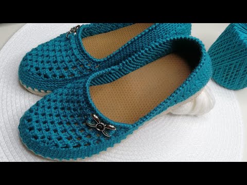 Видео: 💥⚡МОКАСИНЫ БИРЮЗА💥💝 ВЯЖЕМ КРЮЧКОМ 🔥💥 CROCHET SHOES