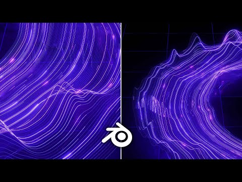 Видео: Как создаются красивые световые следы в Blender 4.5 ￼