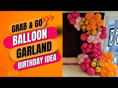 Видео: Простая гирлянда из воздушных шаров "Возьми и иди" на фонарный столб #шары #гирляндаизшариков #ша...