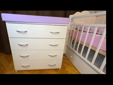 Видео: ОРГАНИЗАЦИЯ КОМОДА ДЛЯ МАЛЫШКИ (До её рождения)
