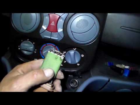 Видео: Ремонт регулятора оборотов отопителя салона  FIAT DOBLO  (223)