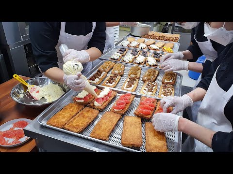 Видео: Приготовление 6 пирожных из мамонта с хрустящей текстурой - Корейская еда