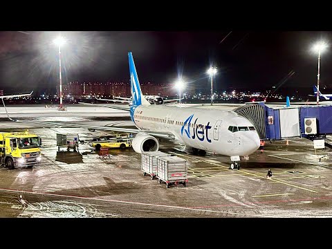 Видео: Boeing 737-800 | AJet | Стамбул (SAW) — Москва (VKO) | Полный Полёт | 4К