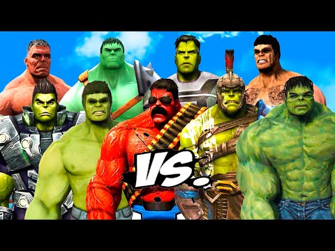 Видео: КАКОЙ ХАЛК САМЫЙ СИЛЬНЫЙ? INCREDIBLE HULK, END GAME HULK, RED HULK, GENERAL HULK, Hulk RAGNAROK