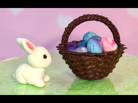 Видео: 🌼ПАСХАЛЬНАЯ КОРЗИНКА из ШОКОЛАДНОЙ ГЛАЗУРИ!!!🌺 🐇 Как сделать КРОЛИКА из домашней МАСТИКИ!🌼 (Ссылка )