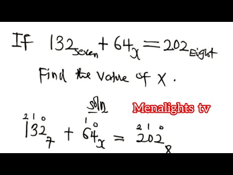 Видео: Основания системы счисления || Найти x || Menalights tv